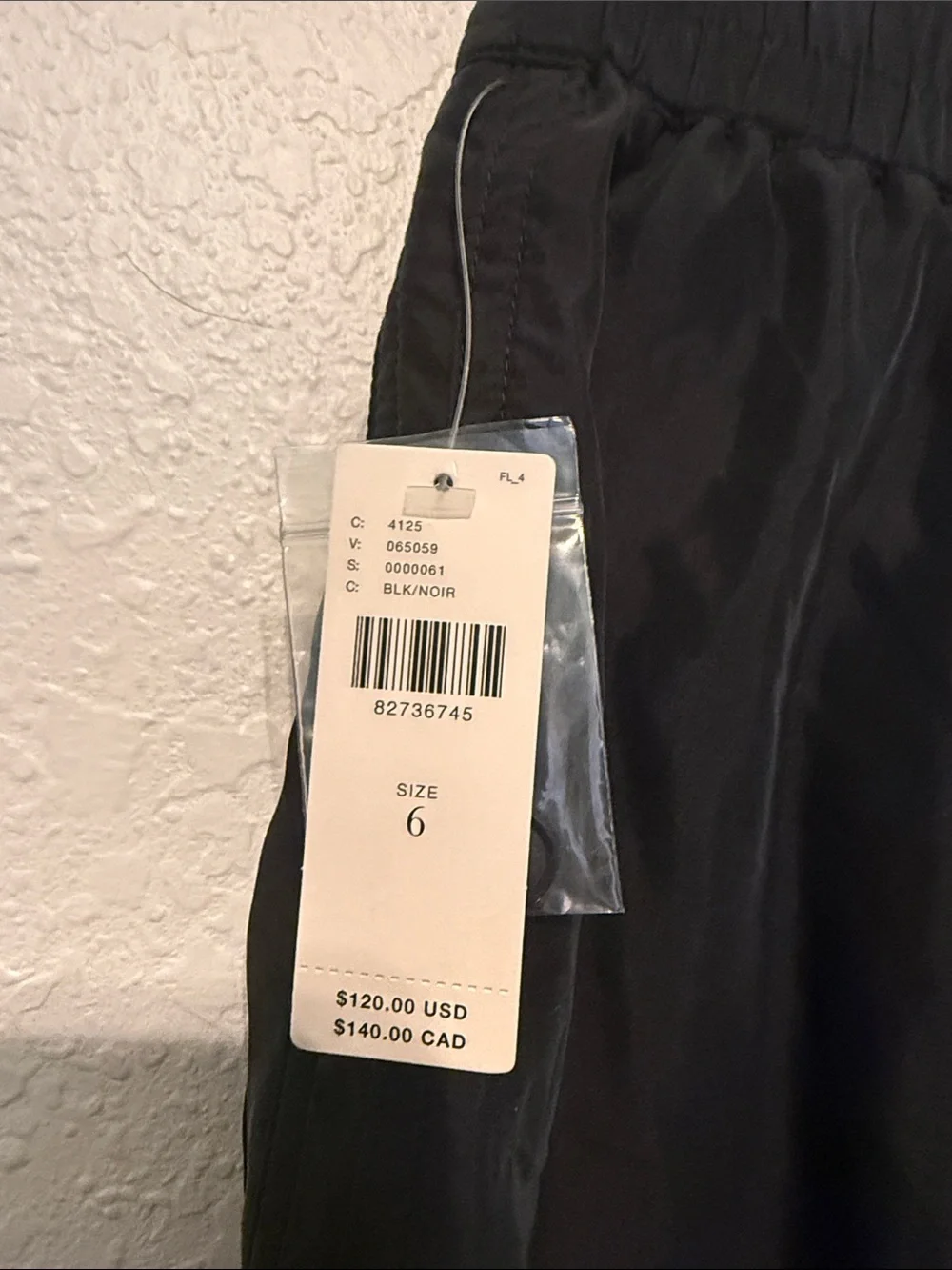 Anthropologie High-Waist Black Tailored Shorts